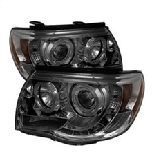 Load image into Gallery viewer, Spyder Toyota Tacoma 05-11 Projector Headlights LED Halo LED Smoke High H1 Low H1 PRO-YD-TT05-HL-SM - eliteracefab.com