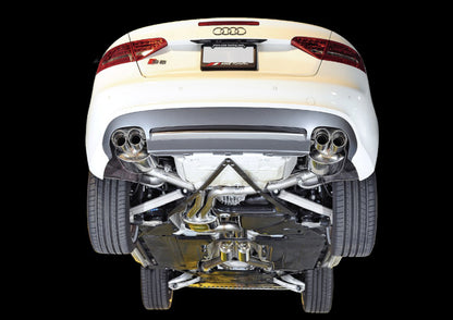 AWE Tuning Audi B8 / B8.5 S5 Cabrio Touring Edition Exhaust - Non-Resonated - Chrome Silver Tips AWE Tuning