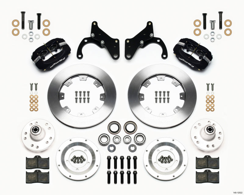 Wilwood Forged Dynalite Front Kit 12.19in 65-68 Chevy Impala -Drum Spindle Wilwood