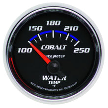 Load image into Gallery viewer, Autometer Cobalt 52.4mm 100-250 deg. F Short Sweep Electronic Water Temperature Gauge.