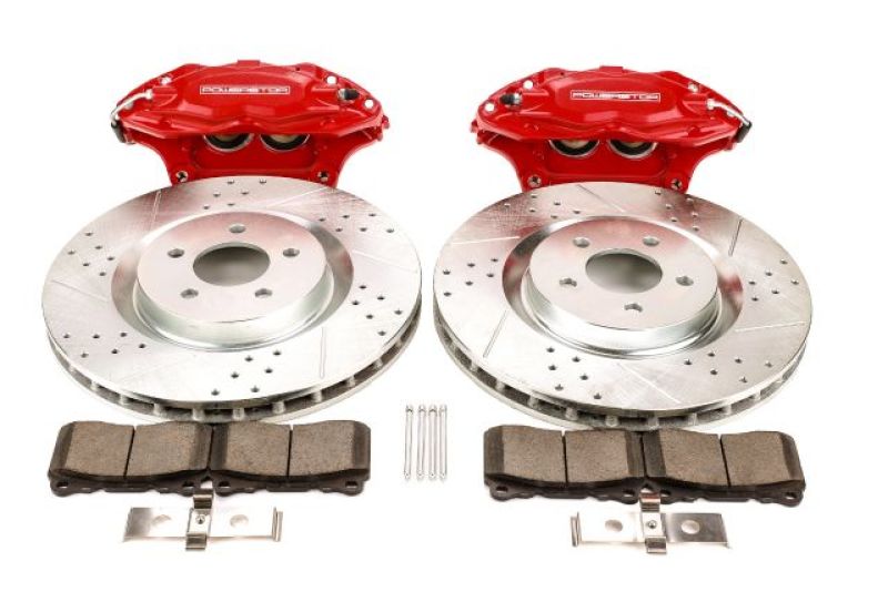 Power Stop 05-14 Ford Mustang Front Big Brake Conversion Kit - eliteracefab.com