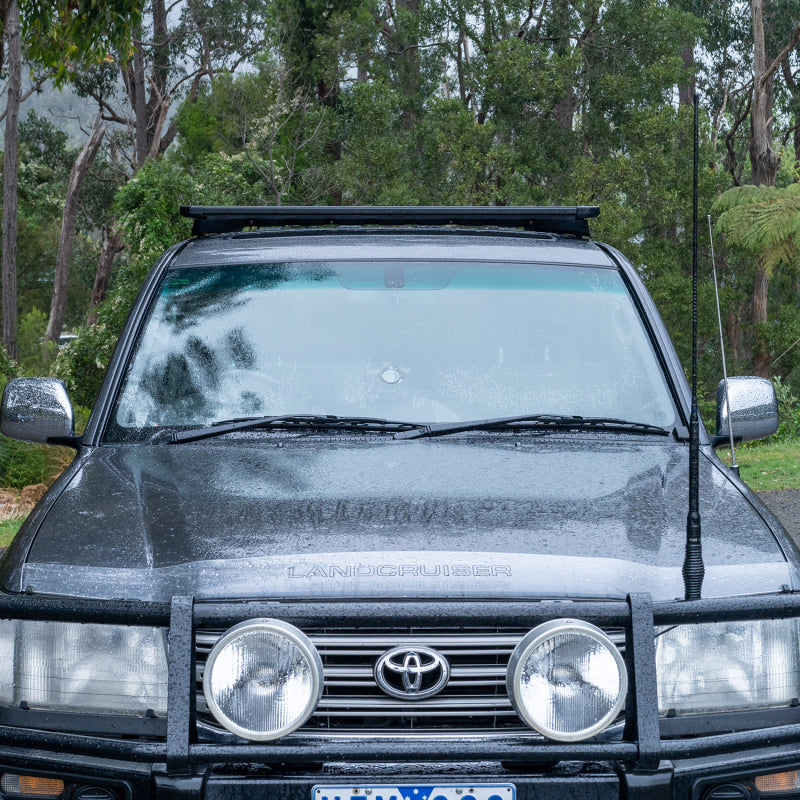 ARB Roof Rack Base with Mount Kit - Flat Rack with Wind Deflector - eliteracefab.com