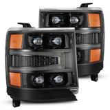 AlphaRex 880236 16-18 Chevy 1500HD NOVA-Series LED Proj Headlghts Alpha BK Atv Lgt/SeqSig & DRL(Req 810023)