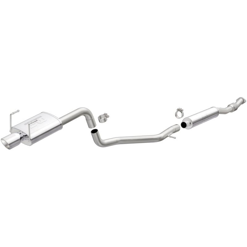 MagnaFlow 12 Fiat 500 L4 1.4L Single Straight D/S Rear Exit SS Catback Perf Exhaust Magnaflow