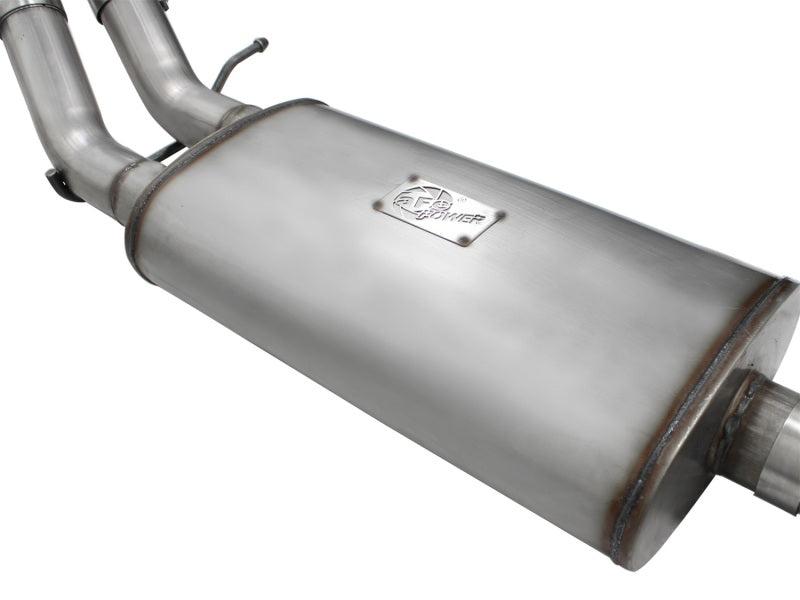 aFe Power MACHForce XP Exhaust System Cat-Back 409 Stainless Steel 07-08 Hummer H2 V8 6.0L/6.2L aFe