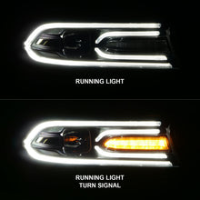 Load image into Gallery viewer, ANZO 2015-2018 Dodge Charger Projector Headlights Plank Style Black - eliteracefab.com