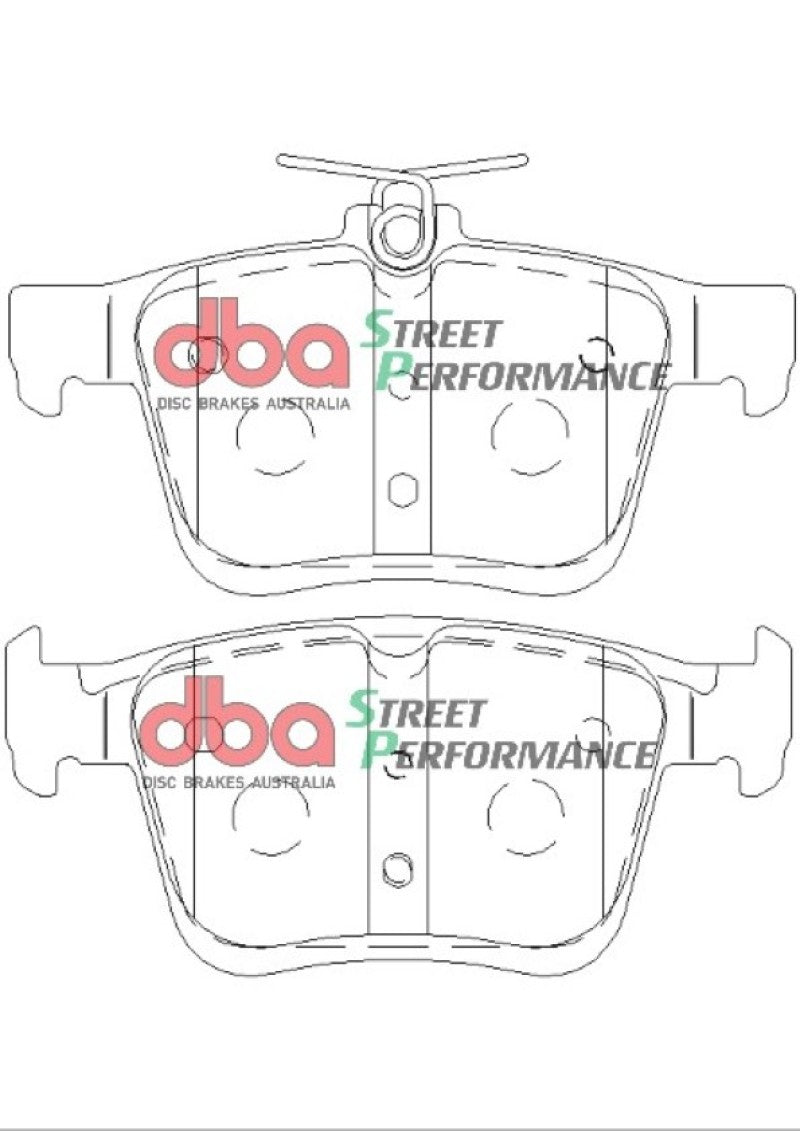 DBA Street Performance Rear Brake Pads - DB2384SP DBA