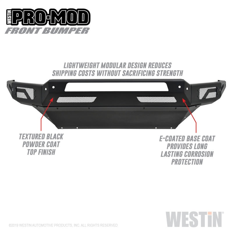 Westin 13-18 Dodge Ram 1500 / 2019 Ram 1500 Classic Pro-Mod Front Bumper Westin