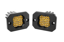 Load image into Gallery viewer, Diode Dynamics Stage Series C1 LED Pod Sport - Yellow Flood Flush ABL (Pair)