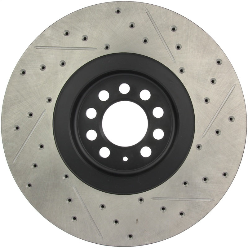 StopTech Slotted & Drilled Sport Brake Rotor - eliteracefab.com