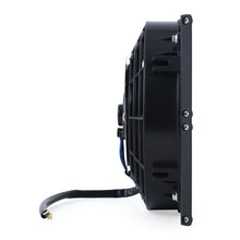 Load image into Gallery viewer, Mishimoto Universal 10in. Heavy-Duty Oil Cooler Fan Shroud - Micro Wrinkle Black - eliteracefab.com