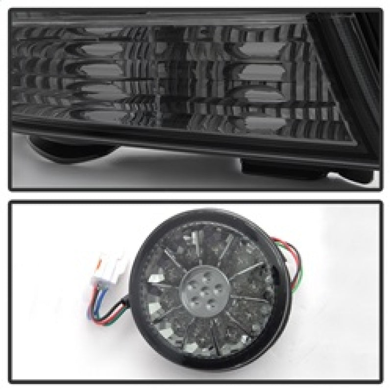 Spyder 01-03 Lexus IS300 LED Tail Lights w/Inner Trunk Lights - Smoke (ALT-YD-LIS300-LED-SET-SM) - eliteracefab.com