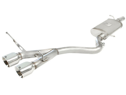 aFe MACHForce XP 2-1/2in SS-304 Cat-Back Exhausts w/ Polished Dual Tips 2008 VW Golf R32 V6-3.2L MKV aFe