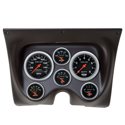 Autometer Sport-Comp 67-68 Camaro/Firebird Dash Kit 6pc Tach / MPH / Fuel / Oil / WTMP / Volt 7020-SC