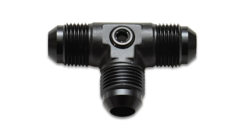 Vibrant -6AN to -6AN Male Tee Adapter Fitting with 1/8in NPT Port - eliteracefab.com