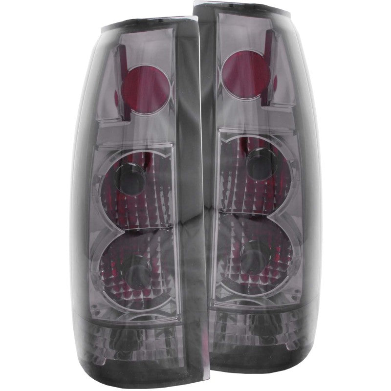 ANZO USA Cadillac Escalade Taillights Smoke G2; 1999-2000 - eliteracefab.com