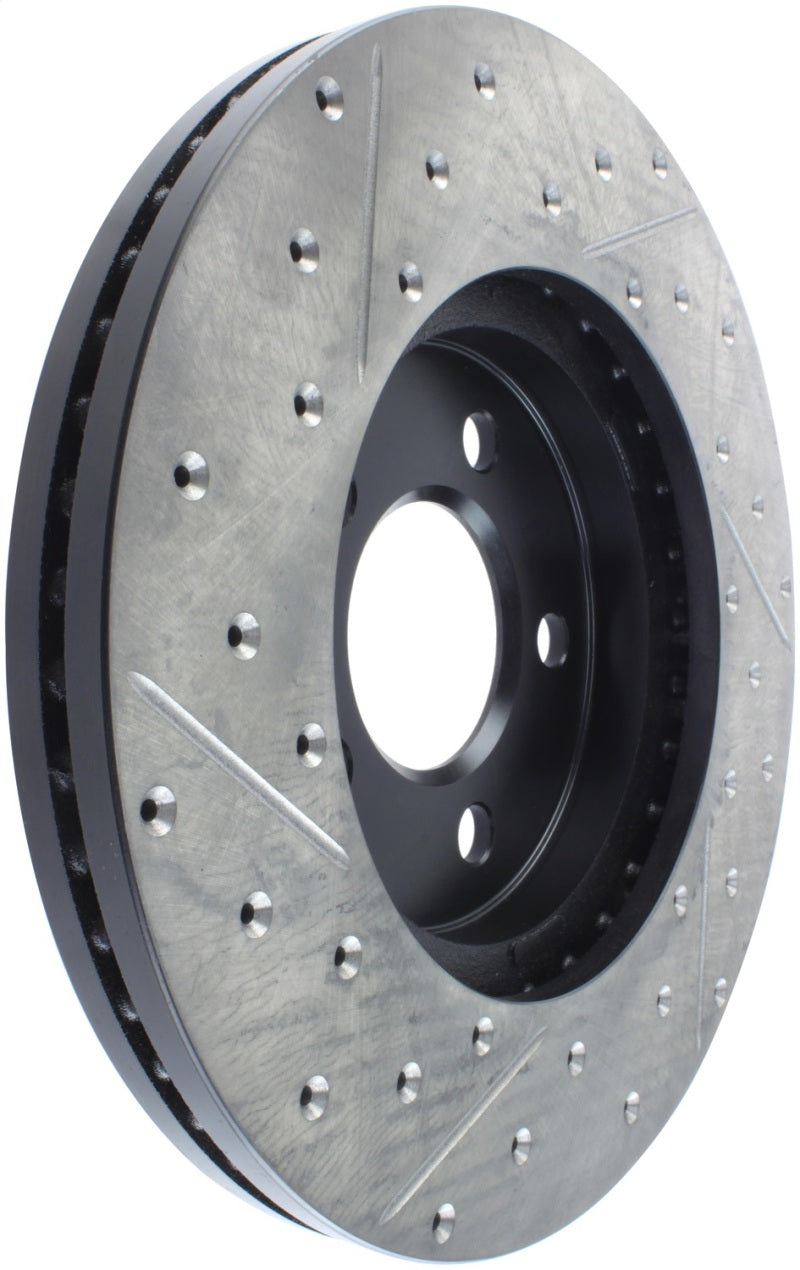 StopTech 03-09 Lincoln Town Car / 03-09 Mercury Grand Marquis Front Left Slotted & Drilled Rotor Stoptech