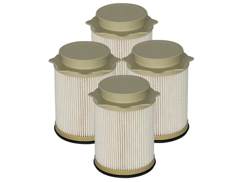 aFe ProGuard D2 Fuel Filter (4 Pack) 10-16 Dodge RAM Diesel Trucks 6.7L (td) - eliteracefab.com