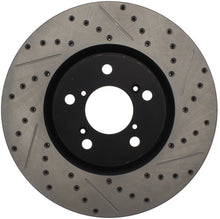 Load image into Gallery viewer, StopTech 07-08 Acura MDX SportStop Slotted &amp; Drilled Right Front Rotor - eliteracefab.com