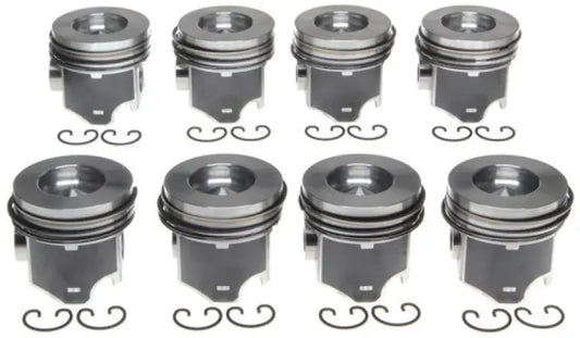 Mahle OE Ford 6.4L Diesel STD 2008-2010 F-250/F-350/F-450/F-550 Piston Set (Set of 8) Mahle OE