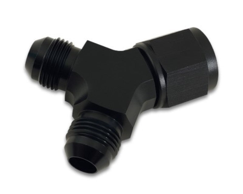 Vibrant -12AN Female x Dual -10AN Male Y-Adapter Fitting - Aluminum - eliteracefab.com