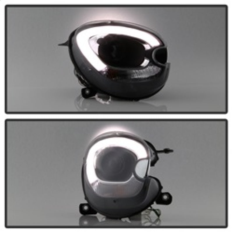 Spyder Mini Cooper Countryman 11-15 Headlights - Halogen Model Only - Black PRO-YD-MCO11-DRL-BK - eliteracefab.com