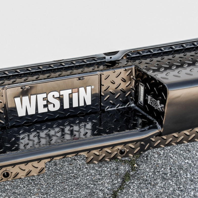 Westin 09-18 Ram 1500 HDX Bandit Rear Bumper - Black - eliteracefab.com