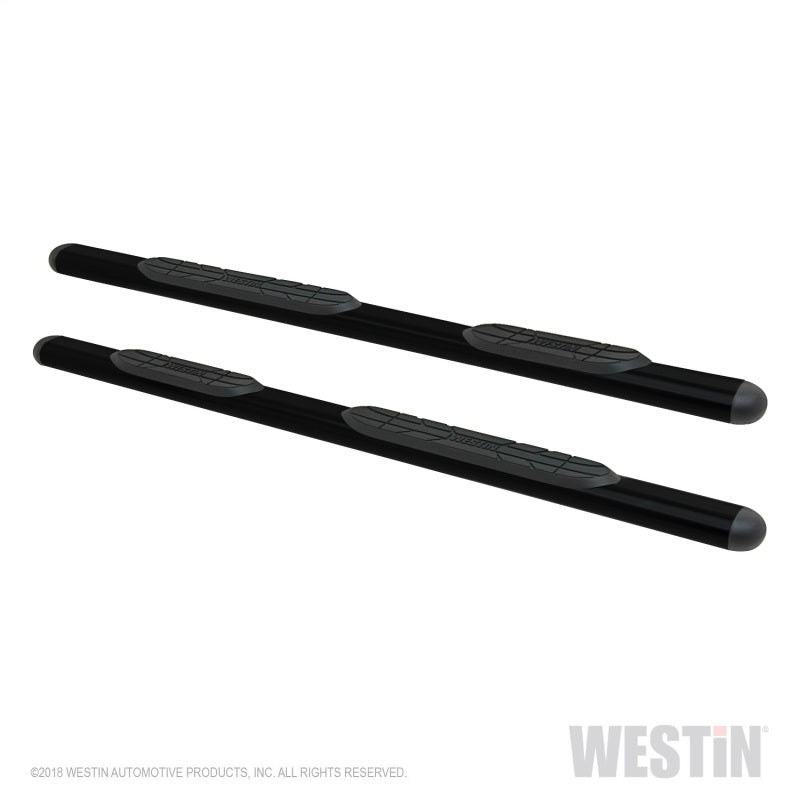 Westin Premier 4 Oval Nerf Step Bars - 85 in - Black - eliteracefab.com