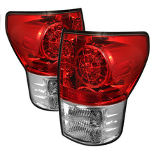 Load image into Gallery viewer, Spyder Toyota Tundra 07-13 LED Tail lights Red Clear ALT-YD-TTU07-LED-RC