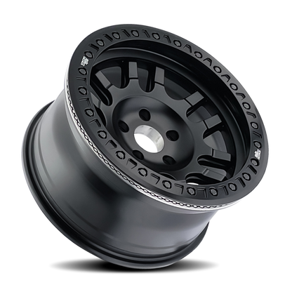 Dirty Life 9314 Canyon Race 17x9 / 5x127 BP / -12mm Offset / 71.5mm Hub Matte Black Wheel Dirty Life