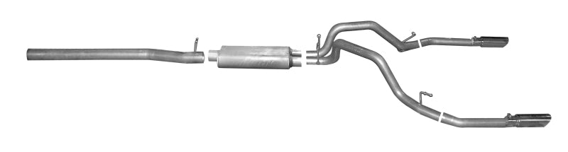 Gibson 14-19 Cadillac Escalade ESV Base 6.2L 3.5in/2.25in Cat-Back Dual Split Exhaust - Stainless Gibson