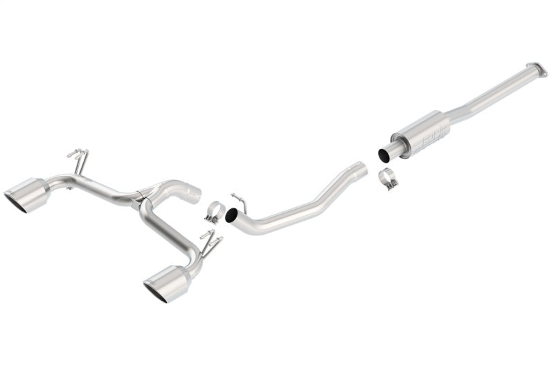 2009-2017 Mitsubishi Lancer Ralliart Cat-Back Exhaust System S-Type Part # 140334 - eliteracefab.com