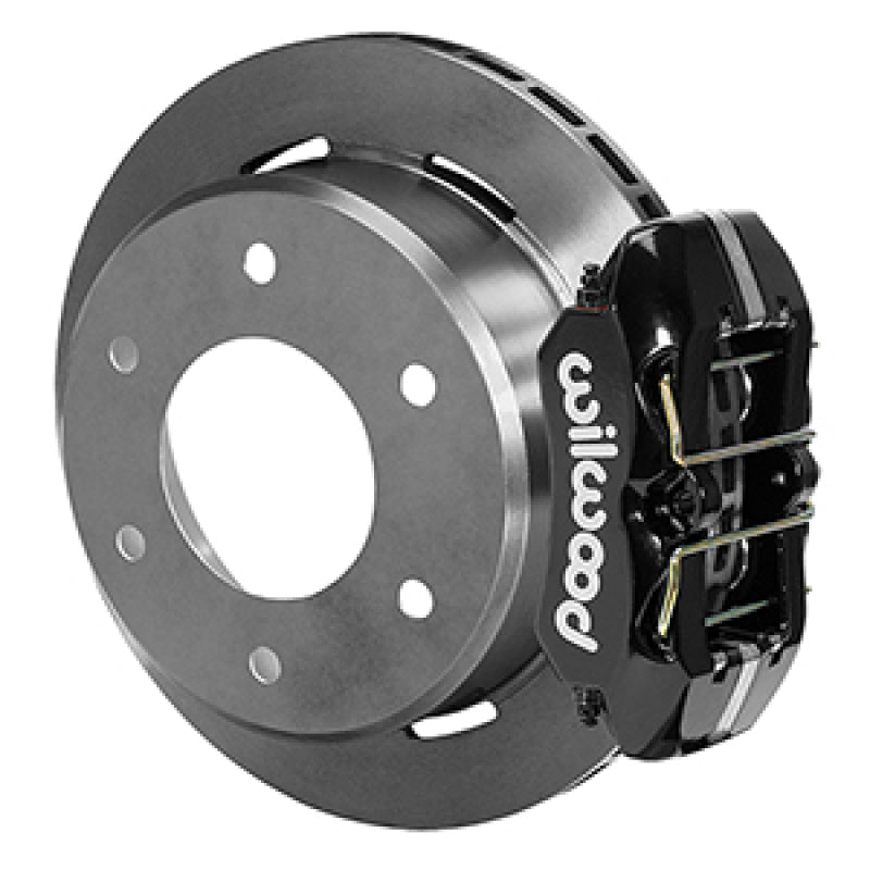 Wilwood 63-87 C10/C15 DynaPro FDPLP Black Calipers 11in x .81in Rotors 6-Lug Rear Disc Brake Kit Wilwood