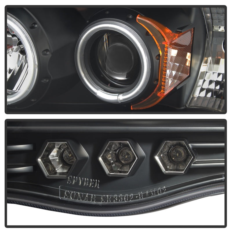 Spyder Dodge Ram 1500 02-05 03-05 Projector Headlights CCFL Halo LED Blk PRO-YD-DR02-CCFL-BK - eliteracefab.com