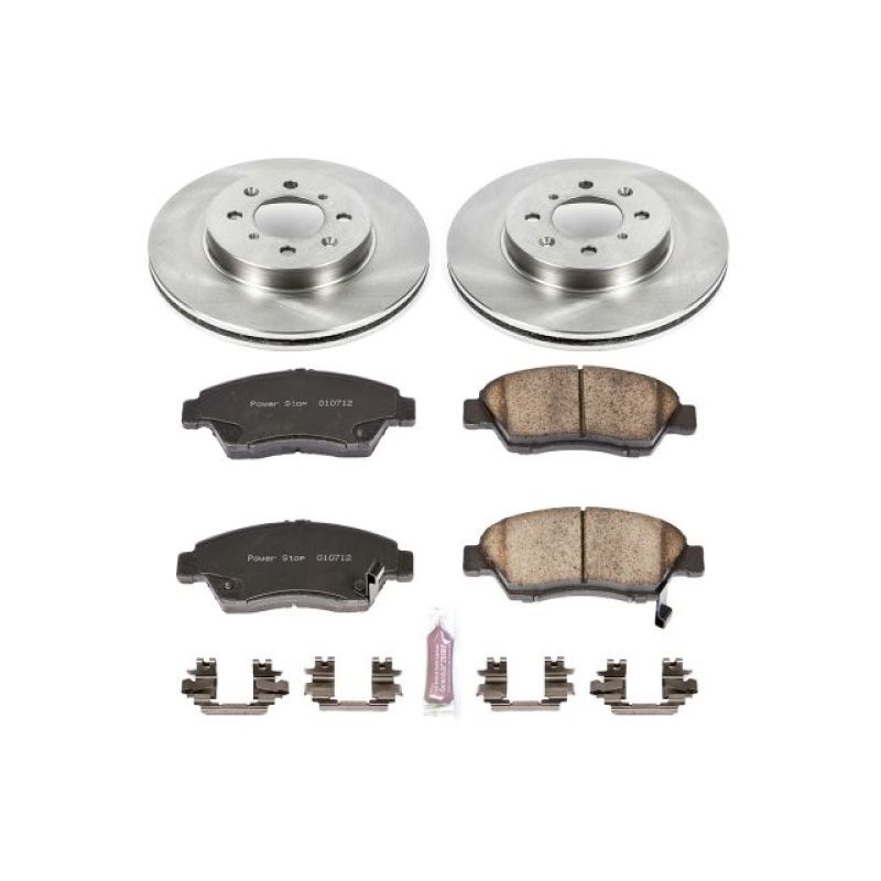 Power Stop 93-95 Honda Civic Front Autospecialty Brake Kit - eliteracefab.com