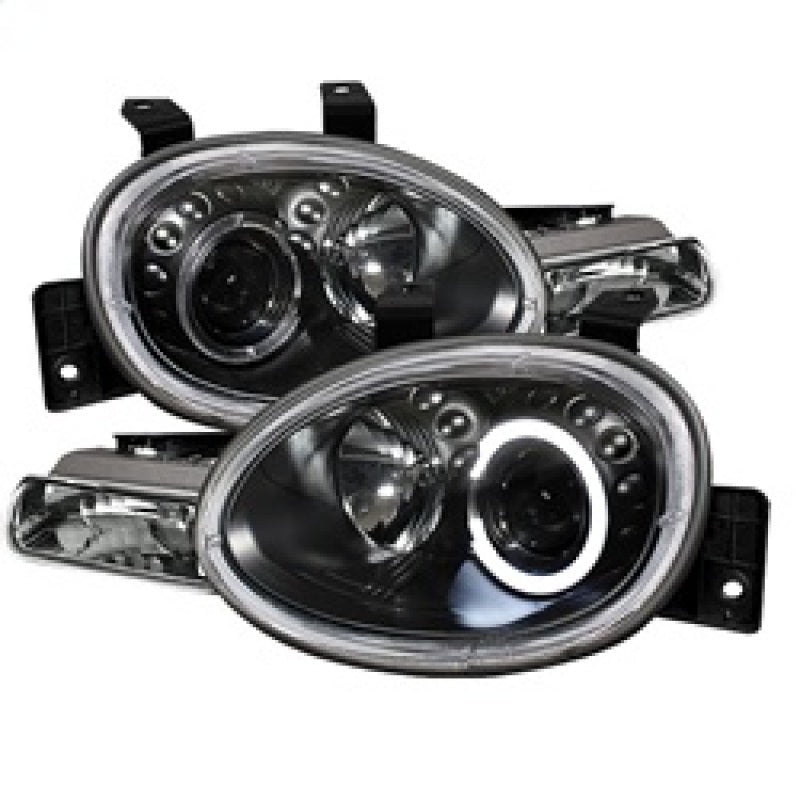 Spyder Dodge Neon 95-99/Plymouth Neon 95-99 Projector Headlights LED Halo Blk PRO-YD-DN95-HL-BK - eliteracefab.com