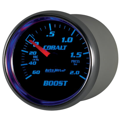 Autometer Cobalt 52mm 2 BAR Mechanical Boost Gauge 6103-M