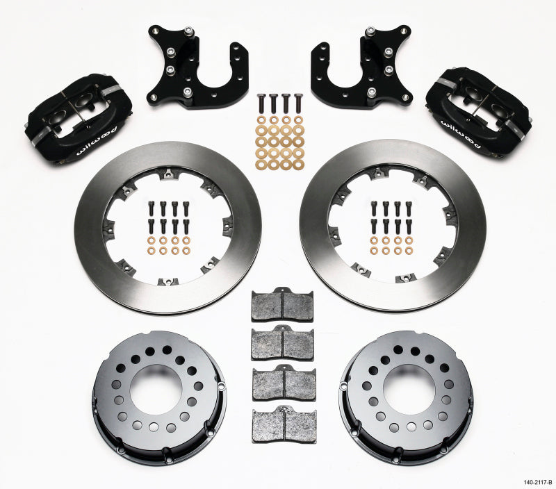 Wilwood Forged Dynalite P/S Rear Kit Mopar-Dana 2.36in Offset Wilwood