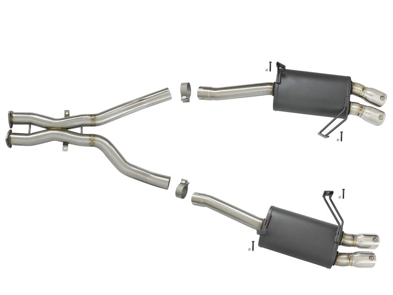 aFe MACH Force-Xp 2-1/2in 304 SS Cat-Back Exhaust w/Polished Tips 05-08 BMW Z4 M Coupe (E86) L6 3.2L aFe