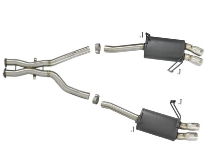 aFe MACH Force-Xp 2-1/2in 304 SS Cat-Back Exhaust w/Polished Tips 05-08 BMW Z4 M Coupe (E86) L6 3.2L aFe