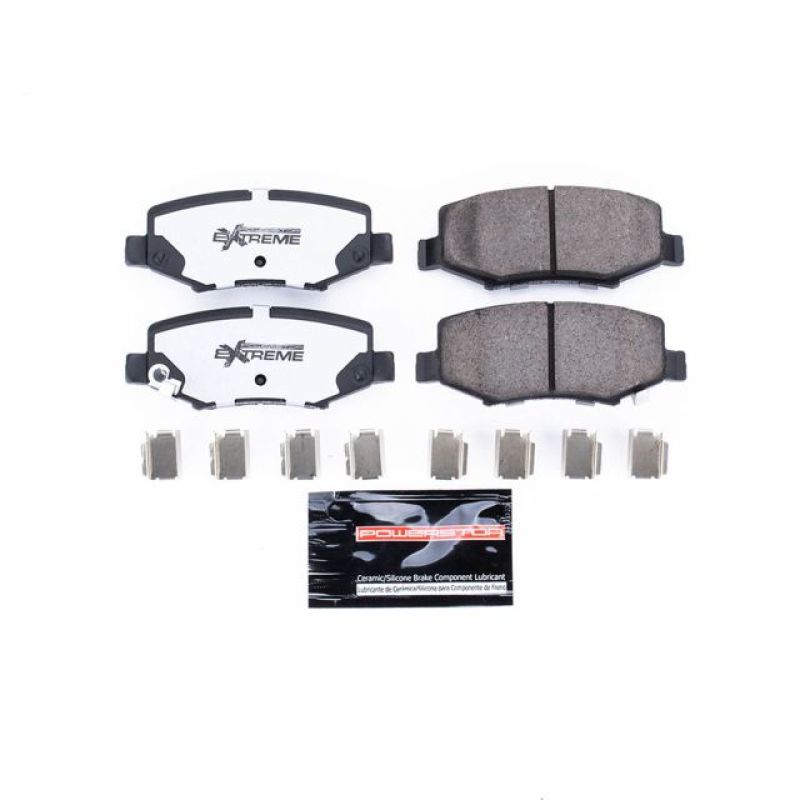 Power Stop 07-11 Dodge Nitro Rear Z36 Truck & Tow Brake Pads w/Hardware - eliteracefab.com