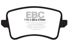 Load image into Gallery viewer, EBC 09-11 Audi A4 2.0 Turbo Yellowstuff Rear Brake Pads - eliteracefab.com