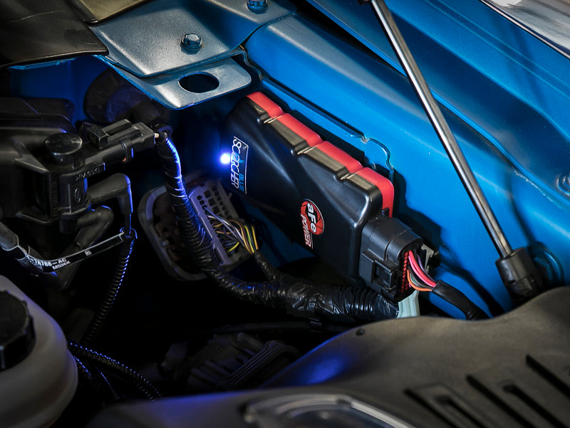 aFe Power 18-21 Jeep Wrangler JL 2.0L (t) Scorcher Blue Bluetooth Power Module - eliteracefab.com