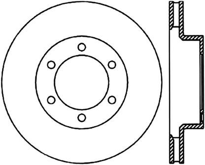 StopTech Front Left Cryo Slotted Sport Brake Rotor 03-09 Toyota 4Runner Stoptech