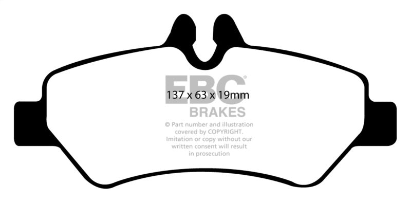 EBC 07+ Dodge Sprinter 2500 Greenstuff Rear Brake Pads - eliteracefab.com