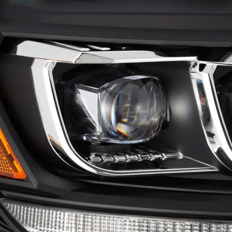 AlphaRex 880124 19-21 Ford Ranger NOVA LED Proj Headlights Plank Style Black w/Activ Light/Seq Signal/DRL AlphaRex