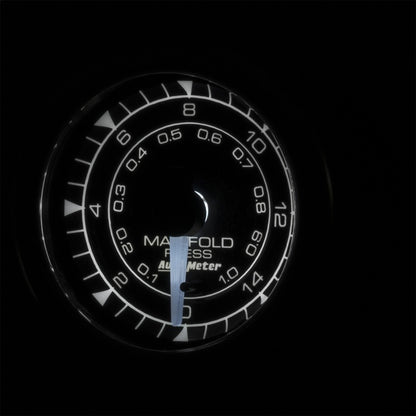 Autometer Chrono 2-1/16in 15PSI Manifold Pressure Gauge 8150