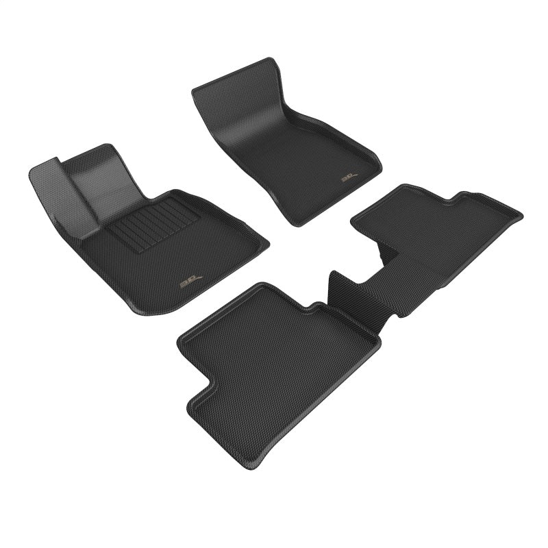 3D MAXpider L1BM12901509 22-23 BMW i4 (G2 6) R1 R2 Floor Mat - Kagu Black