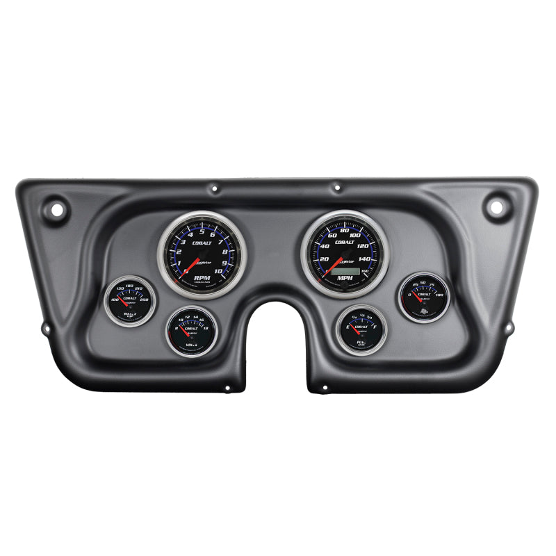 Autometer Cobalt 67-72 Chevy Truck C/K/K5/Suburban Dash Kit 6pc Tach/MPH/Fuel/Oil/WTMP/Volt 7032-CB