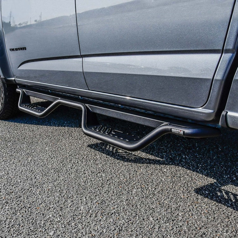 Westin Outlaw Drop Nerf Bars Textured Black - 20-14015